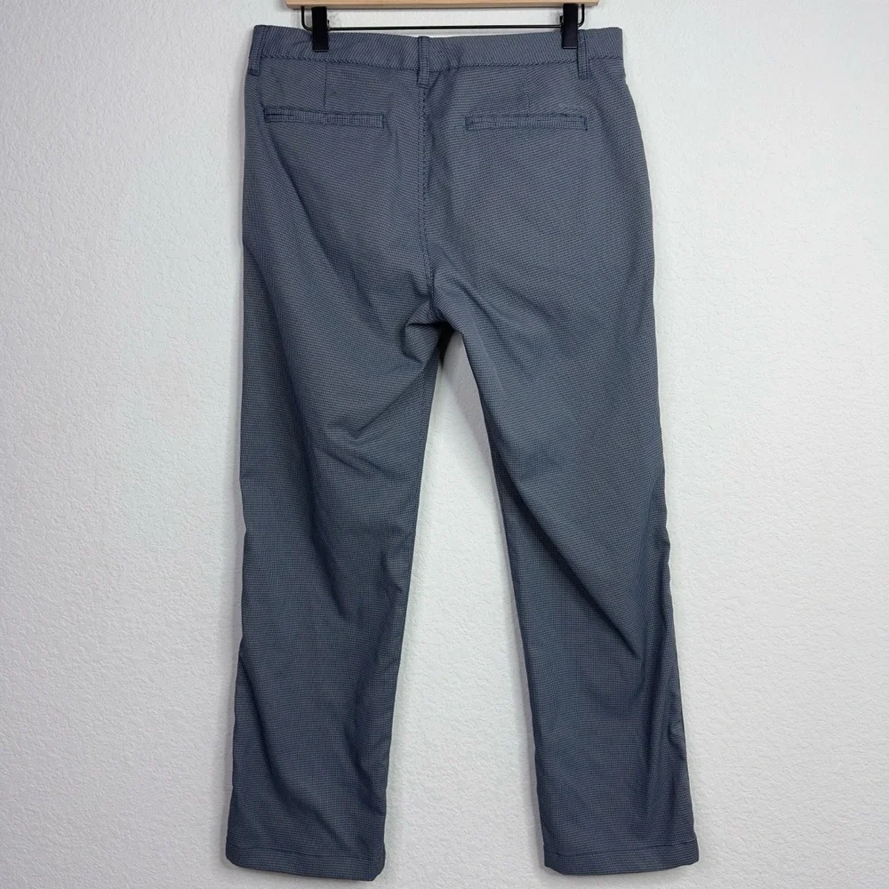 Bonobos Golf Pants Mens 33/30 Gray‎ Houndstooth Straight Performance Athleisure